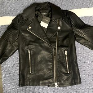 NWT Topshop leather jacket